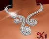 K*Necklaces silver diamo
