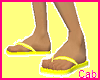 Yellow Flip Flops