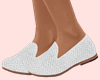 E* White Loafers