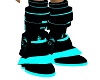 -X- teal big boots