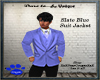 Slate Blue Suit Jacket