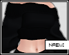 Off shoulder black