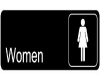 ~M~ Women bathroom sign