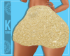 x Glitter Skirt Gold