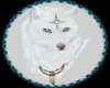 White Wolf Round Rug