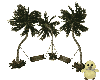 Palm Tree Bench Swing