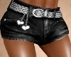 ~D~ Black Shorts w/Belt