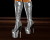 PF silver boots