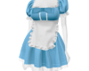blue maid dress