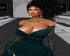 Olivia Gown Dark Green