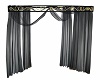 LV/ Blk & Gold Drapes