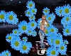 djlight fly blue flowers