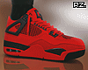 rz. Black Red Sneakers