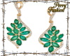 Green Emerald earrings