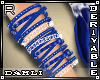 ~Blue &White Bracelet R~