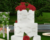 Wedding Cake Red Roses