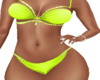 Neon Green Jewel Bikini