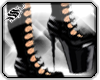 *S Corsetted Boots | BLK