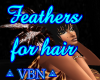 Feathers for hair brown