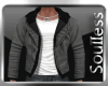 [§] Leather Jacket Gray