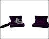 Purple Velvet Pillow Cha