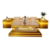 Gold n Cream Couch/table