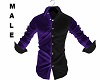 PurpleBlack DressShirt M
