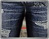 ! Hot Jeans Rip Blue