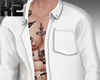 Open Shirt Wht