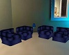 long Couches Blue