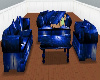 Blue sea sofa