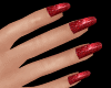 unhas nails red griter
