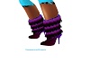 Purple Fringe Boots