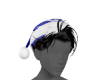 Blue Xmas Hat w/ Hair