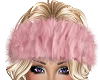 Pink Faux Fur Headband