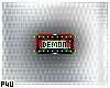 -P- Demon Collar Badge