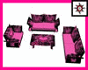 (N) Pink Heart Couch