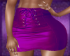 Purple Leather Skirt M92
