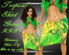 Tropical Skirt Green XXL