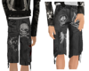 Punk Skull Cargo Shorts