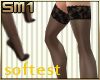 SM1 blk LT stockings n/s