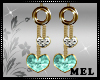 M-Gold Sea Earrings