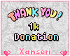 1K Donation