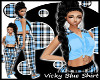Vicky Blue Shirt