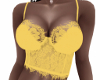 E*  Lace Yellow TOP  RL