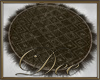 Brown Round Rug