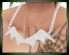 White PVC Bat Necklace
