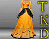 Orange Diamond Gown