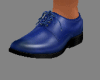 Formal blue shoes