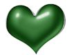 Dark Green Heart